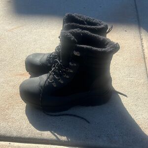 Kids Black Winter Boots